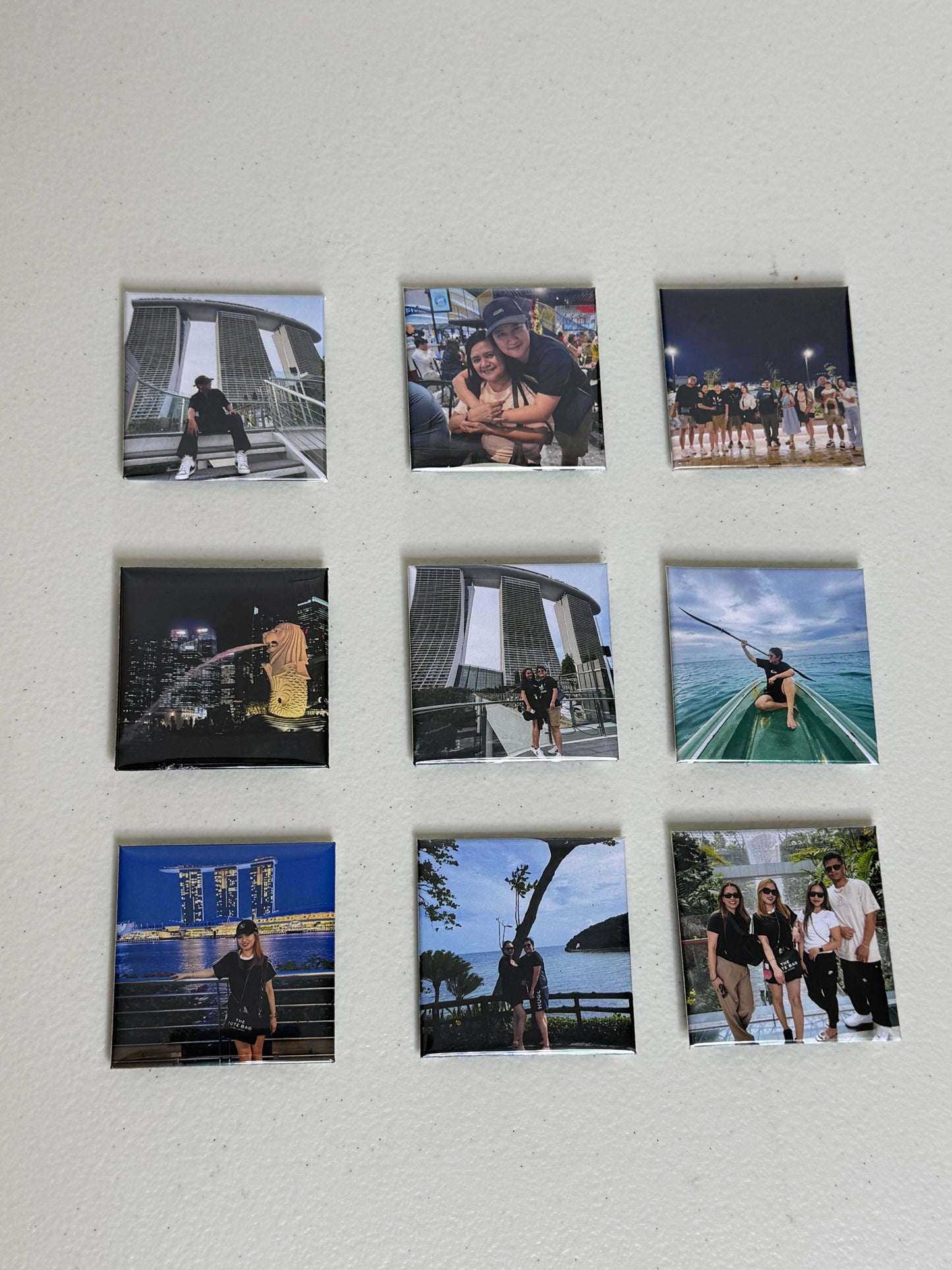 Custom Photo Magnet Personalized Picture Gift | Fridge Memory Magnet Keepsake (Set of 9) – 2×2 Personalized Memories